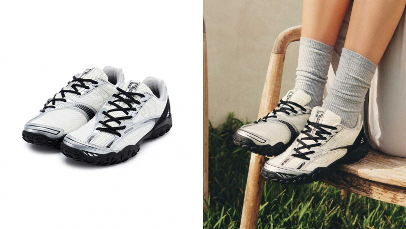 FILA ECHAPPE V2 星空銀黑配色/3,980元(圖/品牌提供)