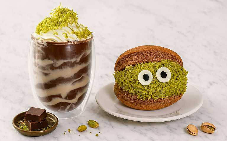 杜拜巧克力搭遇上開心果脆片，絕對幸福！（圖／初韻提供）