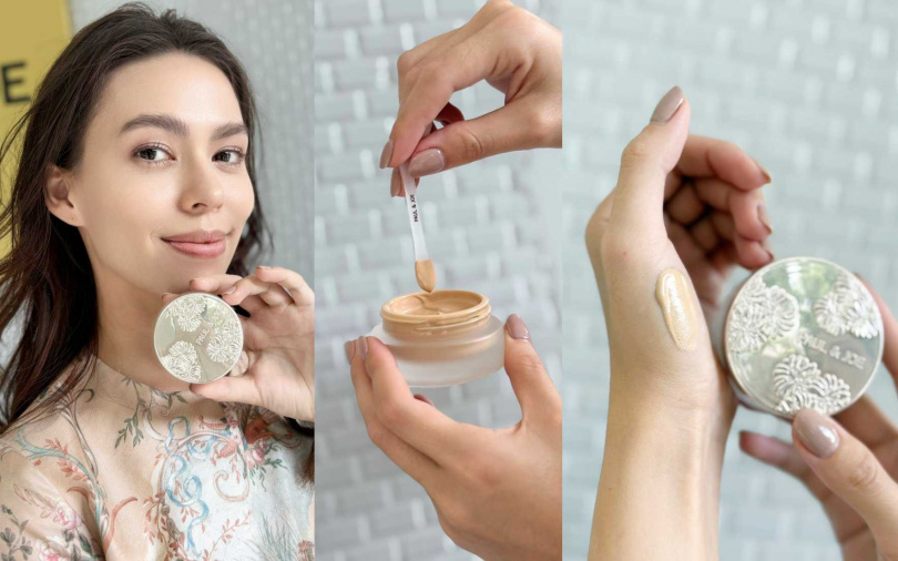 PAUL&JOE糖瓷珍珠粉底霜SPF30 PA++／2,470元（圖／吳雅鈴攝、品牌提供）