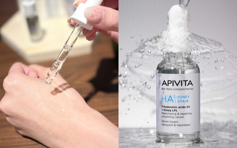 APIVITA蜂能玻尿酸修護精華30ml／1,580元（圖／吳雅鈴攝、品牌提供）
