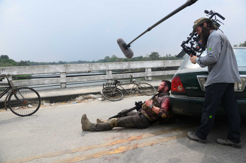 克里斯漢斯沃在《驚天營救》這個角色是他從影以來生理強度挑戰最大的角色。（圖／Netflix提供）