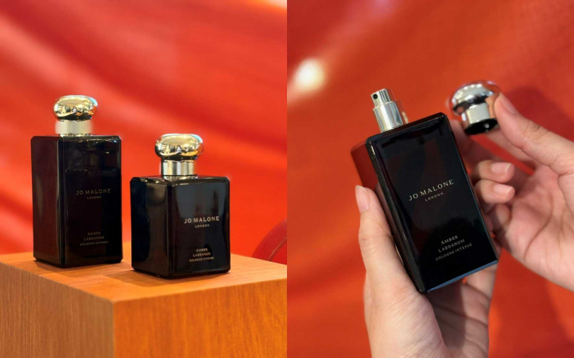 Jo Malone London琥珀與岩薔薇芳醇香水50ml／5,750元、100ml／7,950元（圖／吳雅鈴攝）