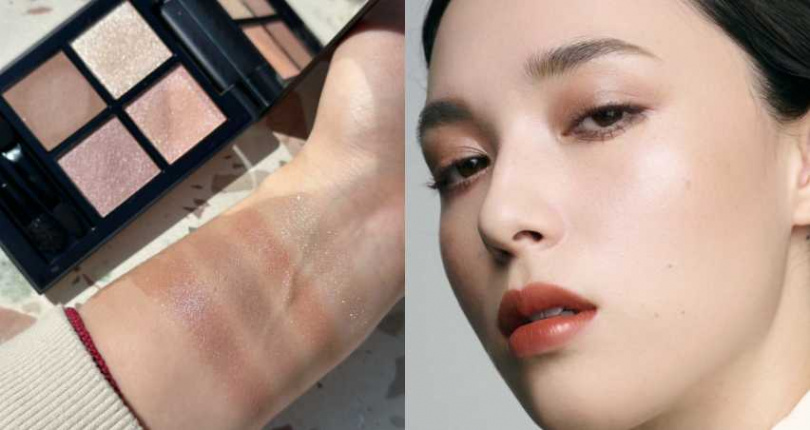 THREE 星紗流光四色眼影盤 10 GARDEN SPACE／2,400元（圖／廖怡婷攝、品牌提供）