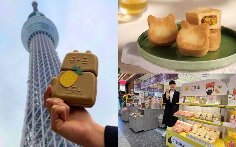 來自嘉義的鳳梨品牌旺萊山首度進駐日本東京晴空塔「2026台灣祭」。（圖／品牌提供）