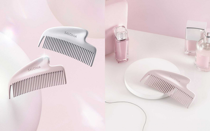 SALONIA光澤刮痧順髮梳在日本許多生活雜貨通路與唐吉訶德都有賣,最近有要衝日本玩的女生,別忘了一起帶一支回家!(圖/品牌提供)