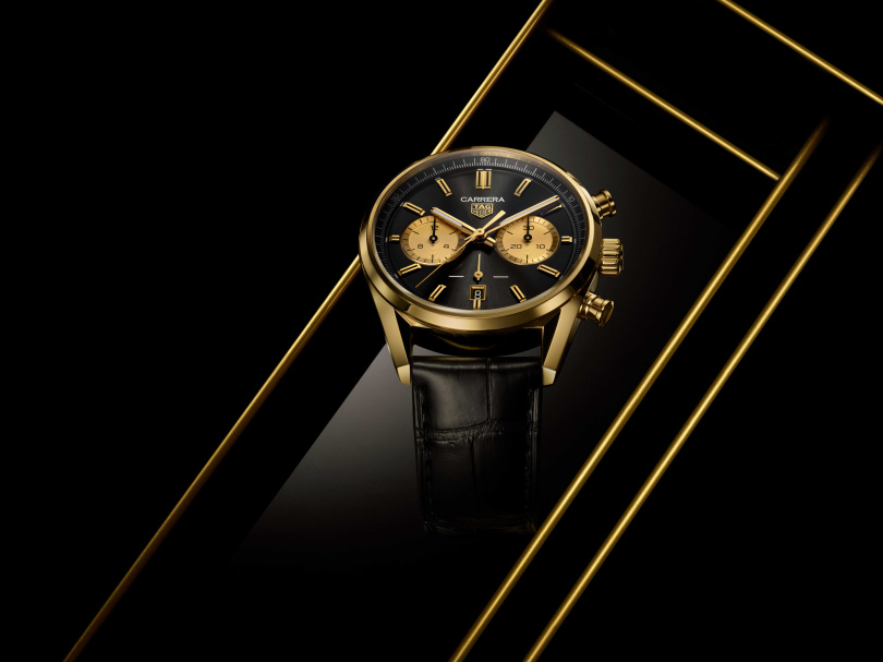 TAG Heuer Carrera黑金計時腕錶／706,700元（圖／品牌提供）