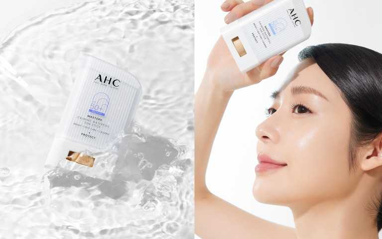 AHC 9重全護 UV 雙霸主系列 #小白傘:爆水舒緩防曬棒 22g /950元(圖/品牌提供)
