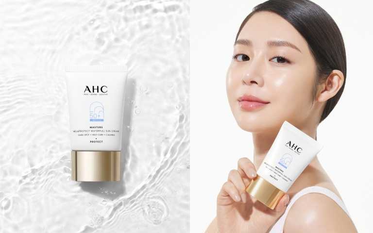 AHC 9重全護 UV 雙霸主系列 #小白傘:撫紋淡斑防曬乳 40ml / 900元。 (圖/品牌提供)