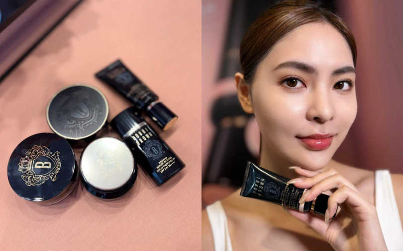 冬蟲夏草精華家族，從妝前乳開始，到粉底、氣墊，讓妳從養膚開始層層疊出透光美肌。（圖／吳雅鈴攝）