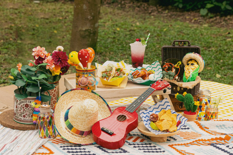 雄獅文具《作繪來野餐 Hola México》4月登場，森林野餐×墨西哥色彩打造春日藝術生活節。（圖／品牌提供）