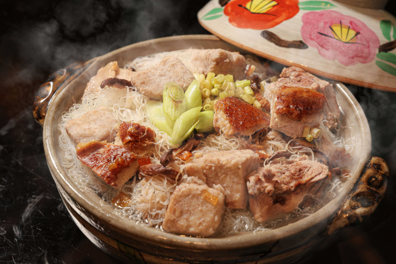 「芋頭鴨絲米粉」讓人充滿飽足感。（圖／台北晶華提供）