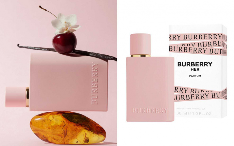 BURBERRY HER女性香精30ml／3,500元、50ml／5,050元、100ml／7,050元（圖／品牌提供）