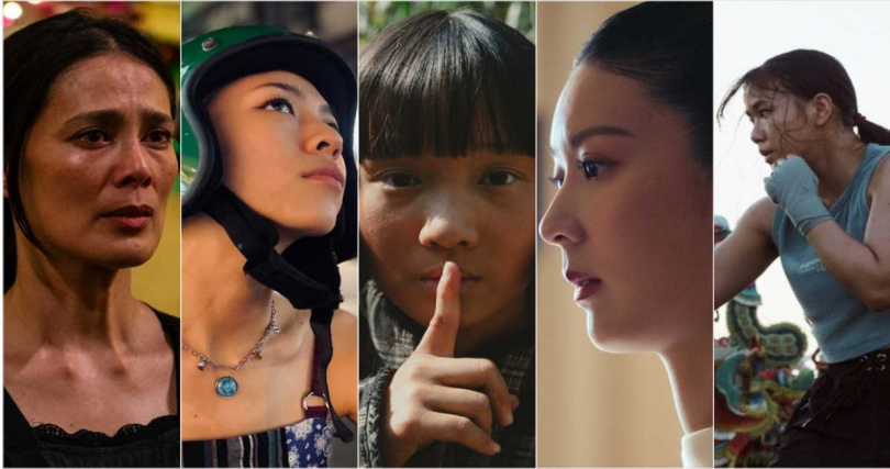 最佳女主角入圍者有《丟包阿公到我家》安潔兒．艾奎諾、《左撇子女孩》馬士媛、《大濛》方郁婷、《雙囍》余香凝、《恨女的逆襲》林怡婷。（圖／台北電影節）