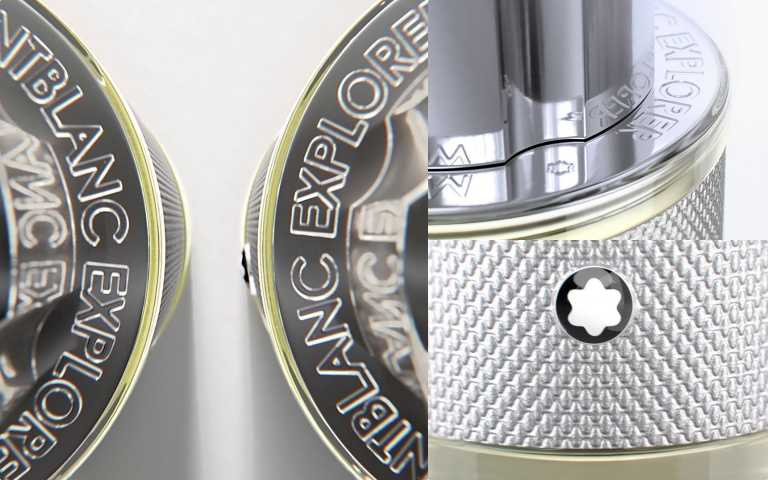 MONTBLANC全新Explorer Platinum 極限探尋淡香精 瓶身時髦簡約卻又帶有都市時尚品味紳士的氣息。（圖／品牌提供）