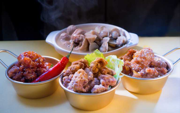 《韓國一隻雞》：蜜釀柚香、經典原味以及傳香辣味＆豪華雞湯(圖／吉哆火鍋百匯提供）