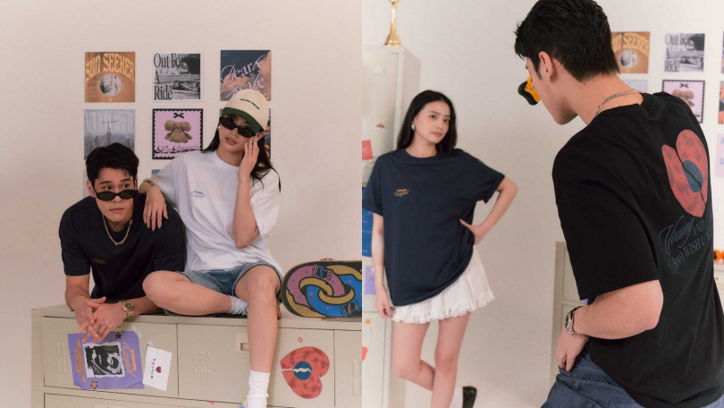 SQB Young&Stupid Vinyl Tee/1,280元(圖/品牌提供)
