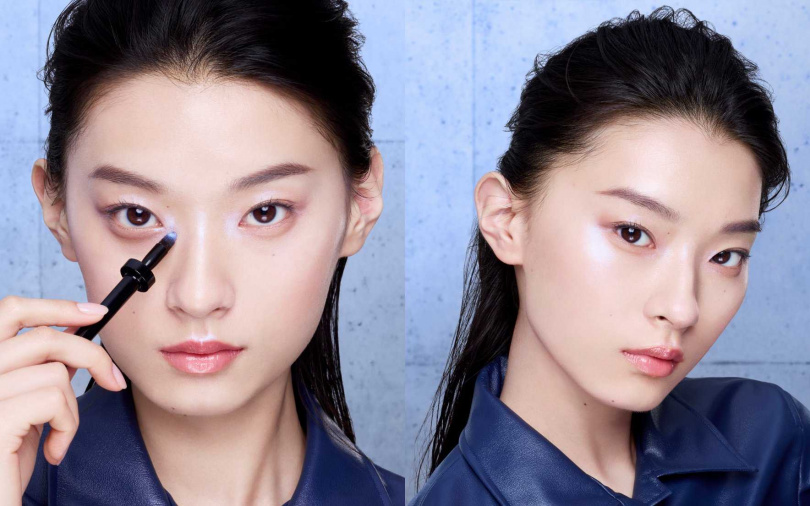 可混合妝前乳、粉底擦塗全臉，也能在定妝前於特定部位重點打亮，一筆多用超方便。（圖／品牌提供）