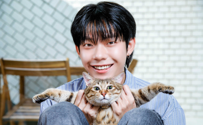 奇異果很黏人，而且很會開門。（圖／趙文彬攝）