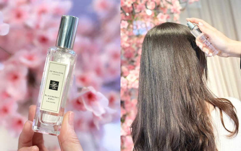Jo Malone London櫻花限量版髮香噴霧30ml／2,100元（圖／吳雅鈴攝）