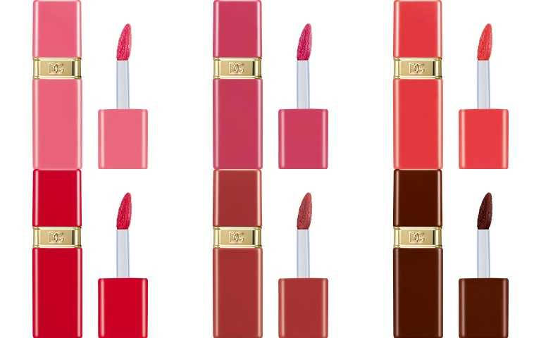 DOLCE&GABBANA Beauty 冰透果汁水唇釉#01~#06 Rose Dew Lip Bite/1,600元。(圖/品牌提供)