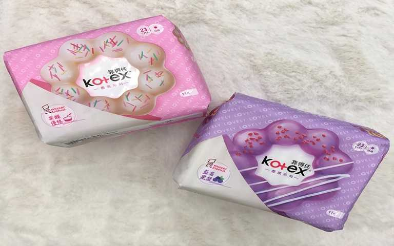 Kotex x Mister Donut 跨界聯名香氛衛生棉  為女孩打造超Q甜點派對。