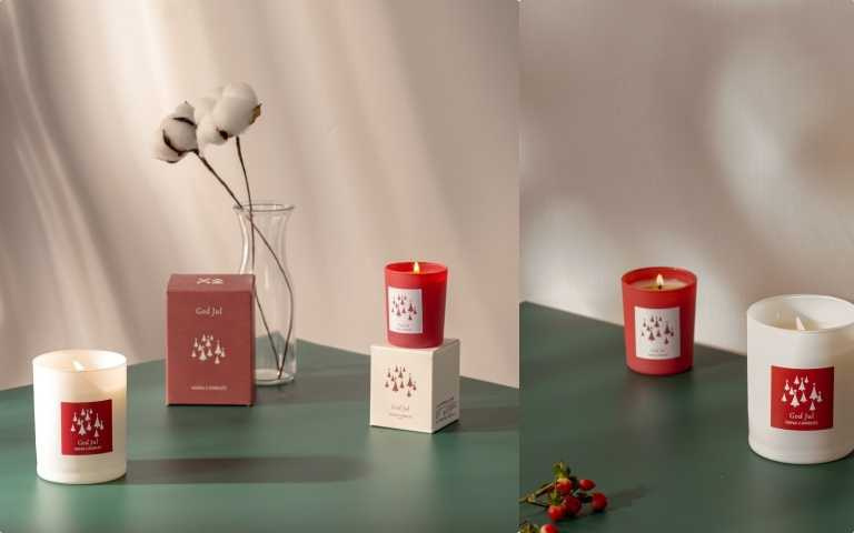 趁著聖誕節期間，推出2款聖誕限定新品「God Jul」系列香氛蠟燭，讓你一同感受源於瑞典純白天然的雪地氣息！（圖／品牌提供）