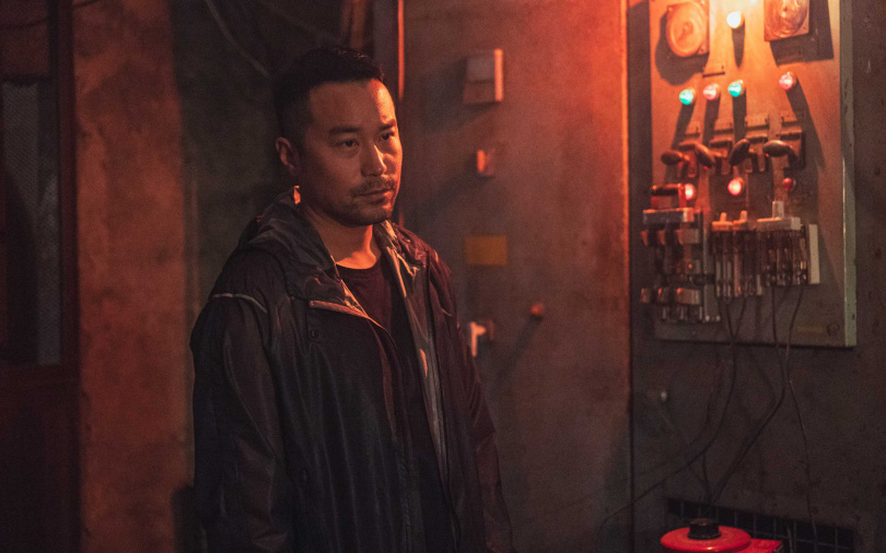 張孝全在電影中有精彩動作演出,也有催淚的感人戲碼。(圖/華映娛樂提供)