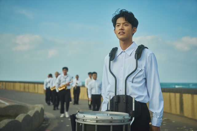《進行曲》余杰恩飾演管樂隊裡對團員們要求非常嚴格的學長。(圖/未來進行曲提供)