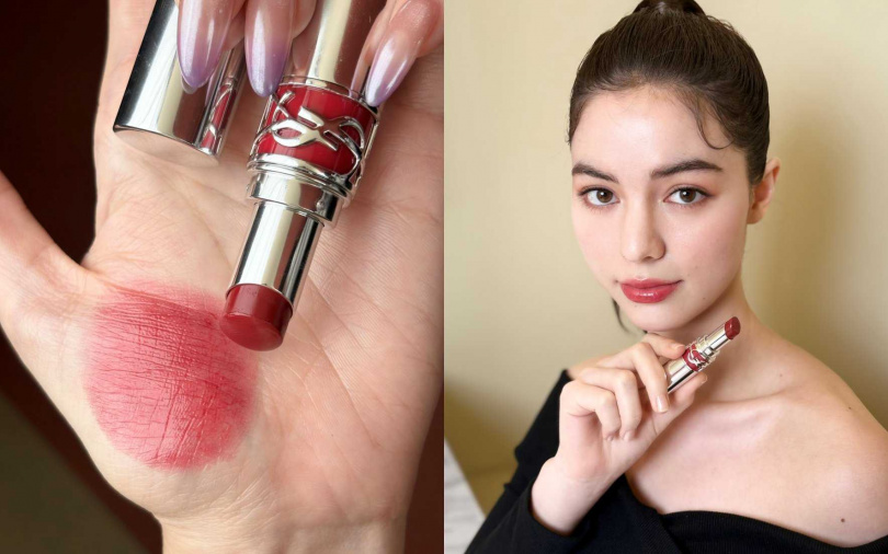 YSL情挑誘光水唇膏#219／1,650元（圖／吳雅鈴攝）