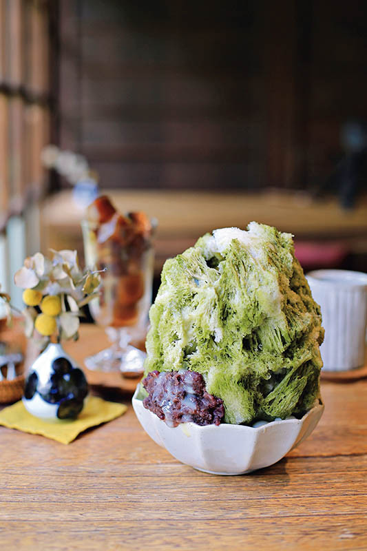 「宇治金時刨冰」兼具視覺效果及風味，是森咖啡人氣最高的網美冰品。（160元）（圖／豬飛小姐提供）