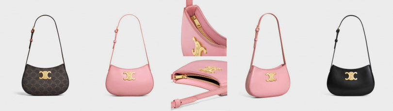 喜迎2024，CELINE以全新TILLY手袋推出粉色新年限定款。 （圖／品牌提供）