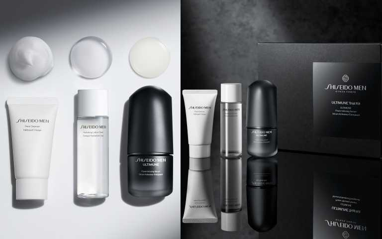 SHISEIDO MEN男人極致 能量賦活露N限定禮盒內含: 男人極致 極淨保濕潔膚乳(27g)、男人極致 極淨保濕調理露(30ml)、男人極致 能量賦活露N(15ml)。Shiseido Men 男人極致能量賦活露N限定禮盒/1,600元。(圖/品牌提供)