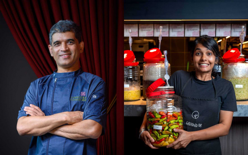 「夏花餐室」主廚Joseph攜手印度新銳女主廚Gayatri，迎來開業後首場雙廚四手餐會。（圖／業者提供）