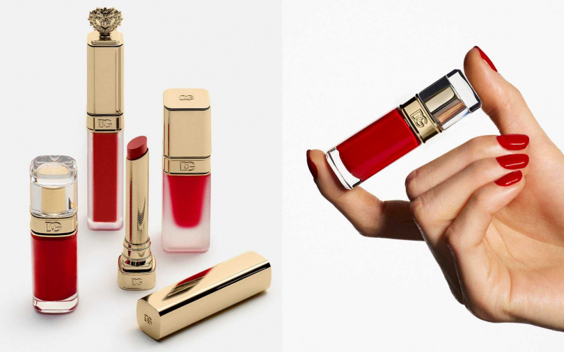 限定紅色色選濃郁鮮紅、光澤飽滿,是冬季派對與節慶聚會的必備亮彩,一抹點亮整個造型。(圖/品牌提供)