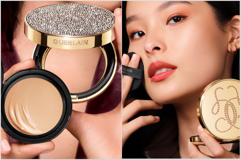 嬌蘭24K純金光透精華氣墊粉餅／3,150元，補充蕊／2,375元。（圖／品牌提供）