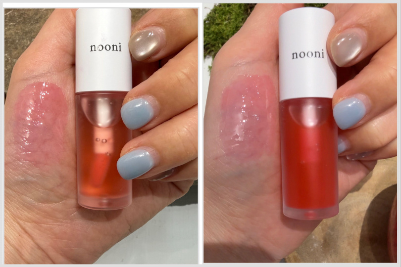 nooni蘋果精萃美唇油(蘋果牡丹、蘋果莓果)3.7ml/450元。(圖/品牌提供)