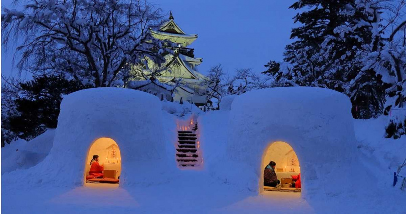 橫手雪祭每次都吸引許多遊客造訪。（圖／JR東日本提供）