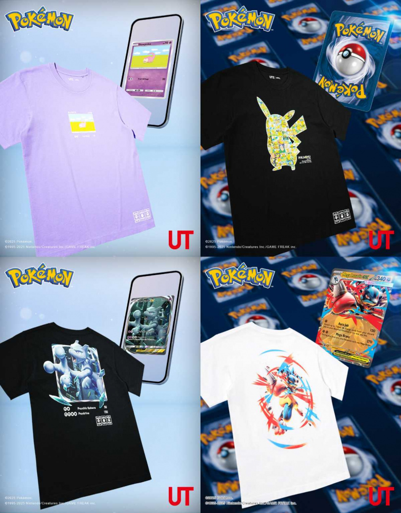 男女適穿 Pokémon 印花休閒上衣(長袖)/990元,童裝 Pokémon 印花休閒上衣(長袖)/590元(圖/品牌提供)