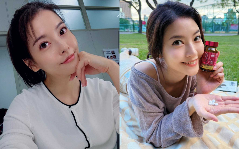 方便好攜帶的Chocola BB極緻膠原錠，不用配水吞服，直接吃就OK。（圖／取自王樂妍IG）