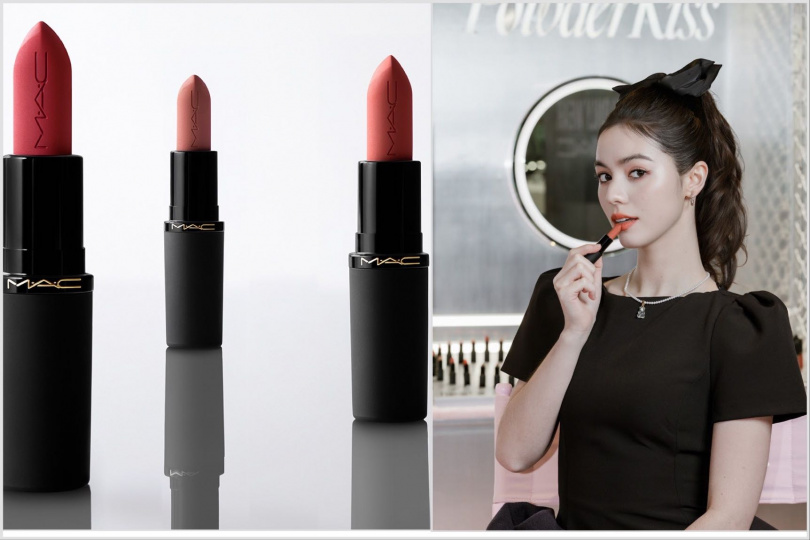 圖說：M·A·C 輕親雲霧保濕唇膏（24色）。（圖／品牌提供）