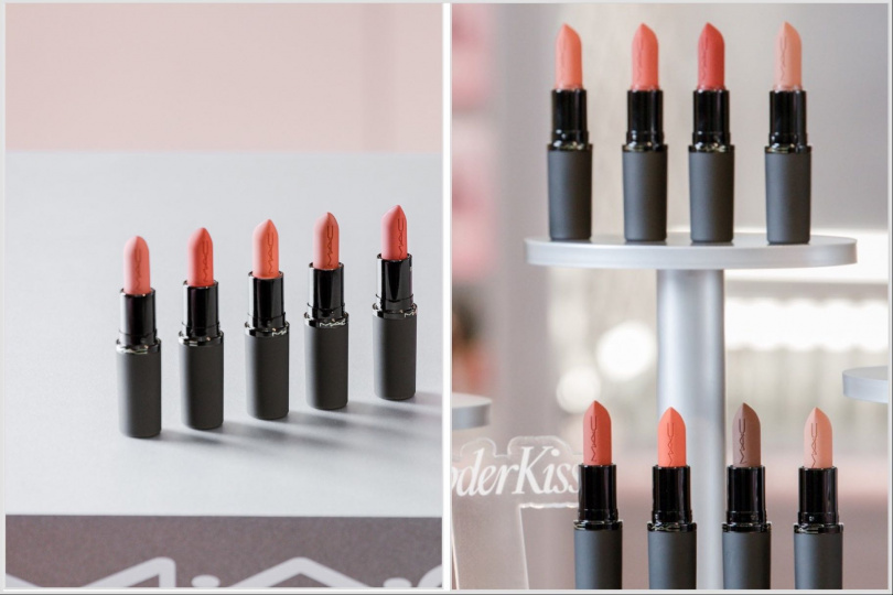 M·A·C 輕親雲霧保濕唇膏（24色）。（圖／品牌提供）