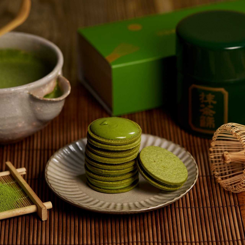 Jonquil|Jonquil X辻利茶舗TSUJIRI抹茶小圓餅。(圖/Pinkoi提供)