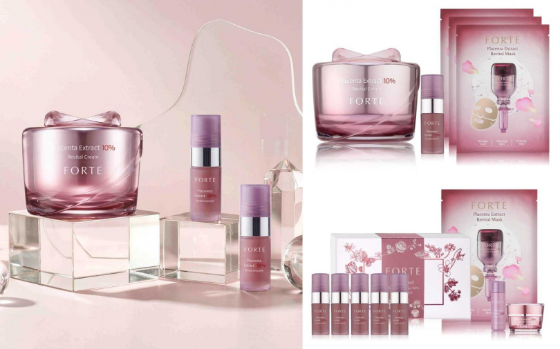 為了讓每位女性都能與謝盈萱同步體驗這份「剛剛好」的精準保養美學,FORTE也於母親節檔期特別推出限定優惠組合,澎潤乳霜組68折只要5,940元、澎潤淨亮組67折只要6,120元。(圖/品牌提供)