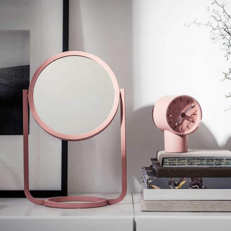 GRANVÅG 桌鏡　粉紅色　23x33公分（圖／IKEA提供）