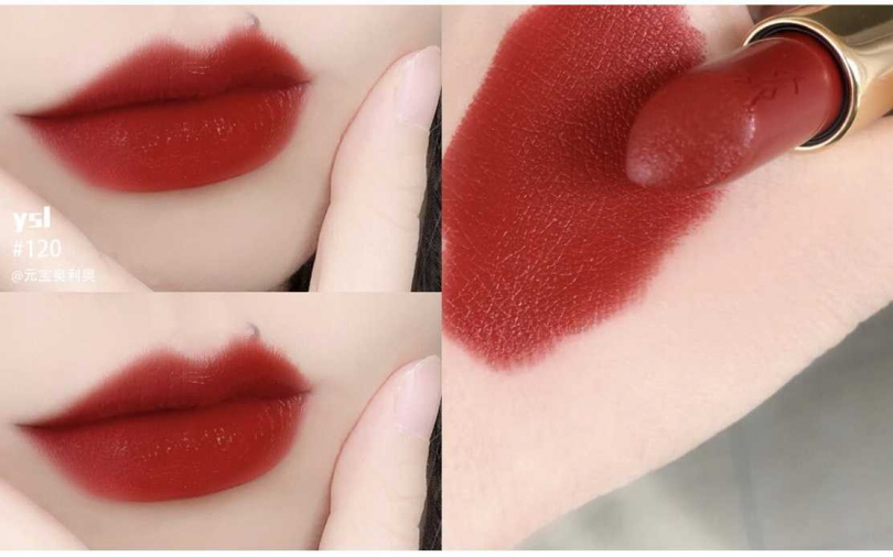 小編私心最愛No.1->色號#120的溫暖柿子紅，是專為黃皮膚所設計的紅唇。(圖/翻攝小紅書)