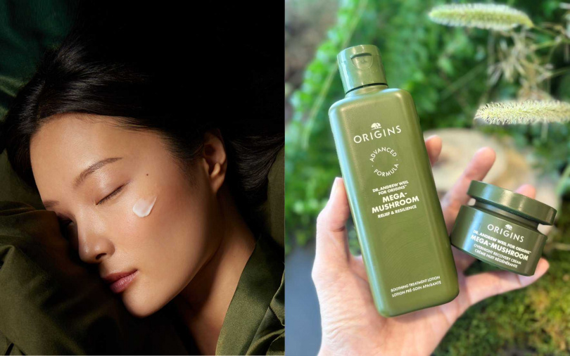 靈芝水+靈芝霜的組合=先穩肌再深度修護，對抗老化更有感。（圖／吳雅鈴攝、品牌提供）