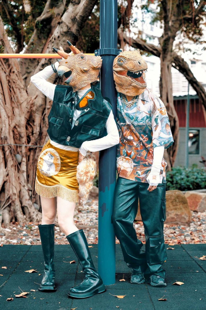 恐龍的皮最大的願望就是找到其他恐龍朋友。（圖／焦正德攝）