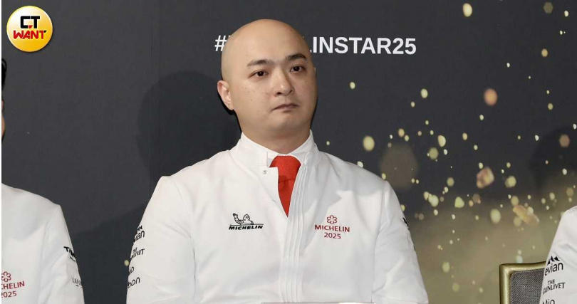 天婦羅餐廳「元一」料理長董士菘。(圖/侯世駿攝)