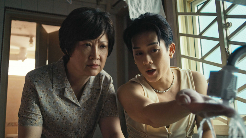 許瑞奇（右）與洪慧芳在《好孩子》片中飾演母子，訴說著一個家族如何在傷痛與誤解中重新找到彼此。（圖／甲上提供）