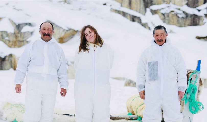 喜劇女王白蘭雪蓋汀飆戲北極獵熊人《格陵蘭雪女》獲譽「從影最佳傑作」。(圖/海鵬提供)